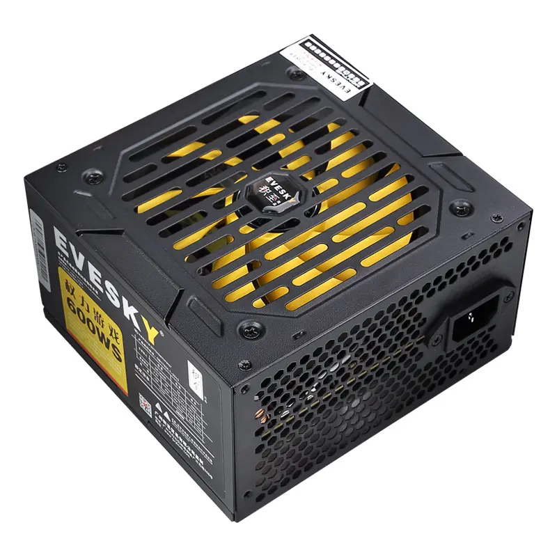 ATX 6pin Newst fuente de alimentación para juegos 500W ATX 80 plus ATX Fuente de alimentación para computadora 150 ~ 264V 20 + 4Pin Super Quality 500W PC PSU