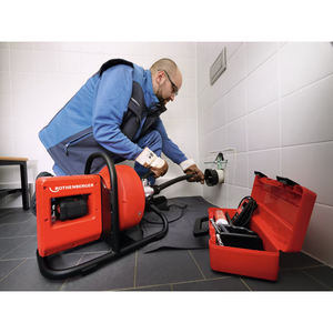 Limpiador de drenaje inalámbrico Rothenberger Rodrum VarioClean en conjunto - Product Image 4