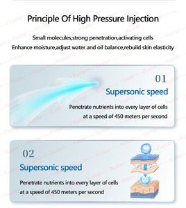 Appareil de peeling à jet d'oxygène haute pression pour le visage, <span class=keywords><strong>injection</strong></span> d'eau Hydra, blanchiment de la peau, rajeunissement cutané, dispositif de mésothérapie - Product Image 4