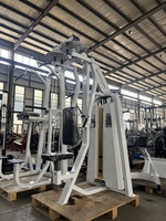 Machine à exercices Pec Fly pour la poitrine à bras droit, Appareil de musculation classique multifonctionnel pour la poitrine, Vente directe usine à bas prix.