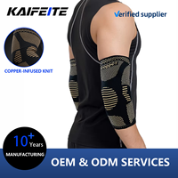 Manchon de compression personnalisé en cuivre pour hommes et femmes, soutien respirant pour genou, coude, cheville, poignet, soulagement de la douleur arthritique, sport
