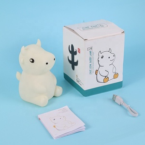 Nouvelle veilleuse intelligente USB Rechargeable Silicone lumière douce lampe de protection des yeux créative veilleuse de vache terne - Product Image 4