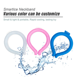 Cincin Pendingin Leher PCM Logo Kustom Grosir, Tahan Lama, Ringan, Dapat Dipakai, Paket Dingin untuk Mengatasi Panas Musim Panas, Berkemah di Luar Ruangan - Product Image 2