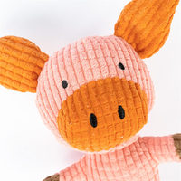 Jouets en peluche pour animaux de compagnie, animaux de dessin animé, jouets qui couinent, écologiques, durables, nouveaux arrivages