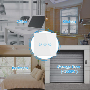 Interruptor de cortina Wifi Control de voz Google Home Compatible con <span class=keywords><strong>Alexa</strong></span> Interruptor táctil inteligente Estándar DE LA UE Tuya Interruptor inteligente Cortina - Product Image 4
