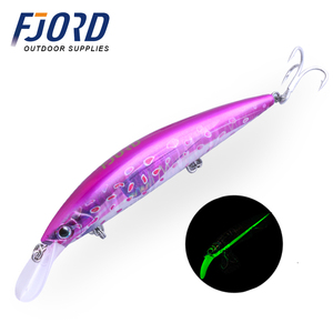 Esca Rigida FJORD OEM UV <span class=keywords><strong>Effe</strong></span> 110mm 37g per Pesca Sportiva, Esca Affondante per Pesca a Traina in Acque Profonde, Minnow 110mm per Acqua Salata - Product Image 1