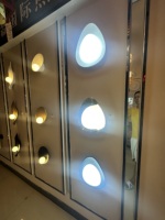 Applique murale LED moderne en fer, tricolore, 220V, design minimaliste, pour salon, couloir, escalier, lumière du jour 6000K, 1200 lumens