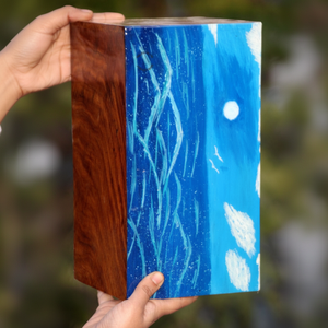Urna de Resina de Madera Natural Ecológica |   Trabajo Artesanal |   Directo de Fábrica - Product Image 1
