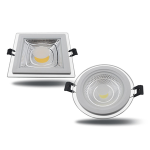 Focos LED Empotrables Cuadrados y Redondos, 6000K Luz Diurna, COB, Cuerpo de Plástico, CA 220V, 25000 Horas de Vida Útil, Certificación CE, Almacén - Product Image 1