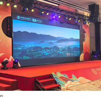 Pantalla LED P1.5 de Alquiler para Interiores, 7680Hz de Alta Frecuencia de Actualización, Diseño Curvo Flexible, Instalación Rápida por Una Sola Persona, para Escenarios, Bodas y Eventos