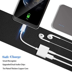 Horug — <span class=keywords><strong>adaptateur</strong></span> audio de type c 2 en 1, <span class=keywords><strong>pour</strong></span> <span class=keywords><strong>casque</strong></span>, avec prise <span class=keywords><strong>jack</strong></span> 3.5mm aux, <span class=keywords><strong>pour</strong></span> Huawei, Samsung - Product Image 4
