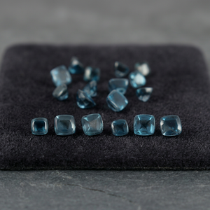 Topacio Azul de Londres Natural, Corte Ovalado de 8x8mm, Piedras Preciosas Sueltas Facetadas, Certificado por Terceros, Venta al Por Mayor, Gopika Exports para Joyería - Product Image 3