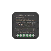 Module d'automatisation intelligent Tuya WiFi Mini DIY 16A pour la maison connectée via Alexa, Google Home et l'application Smart Life