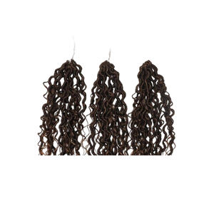Extensiones de Cabello Sintético de 22 Pulgadas, Naturales, para Ombre, Trenzas de Ganchillo Passion Twist, River Goddess Locs, Cabello Rizado Sintético, 150g - Product Image 4