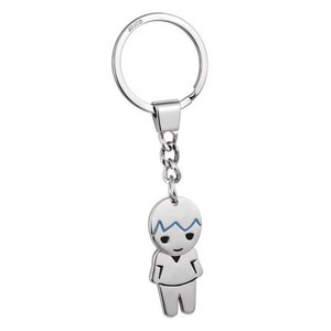 Llavero de moda para niño, pequeño mosquetón de aleación retorcido, llavero de metal - Product Image 1