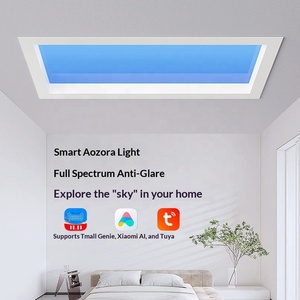 Plafonnier LED intelligent Qingkongdeng Xiaoai Tuya de troisième génération pour <span class=keywords><strong>cuisine</strong></span> et salle de bain, en aluminium et PMMA, simulation de lumière naturelle, garantie 3 ans - Product Image 5