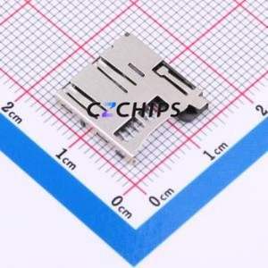 TFN22-S1S1-2000-A SD Card / Memory Card Connector SMD Connector Self-Return Type MicroSD Card (TF Card) Card Holder 1.85mm - Product Image 1