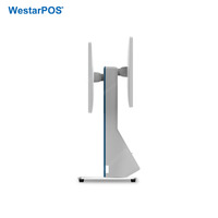 Systèmes de point de vente WestarPOS CRS001 avec grand écran de 24 pouces pour les magasins de détail ou les vitrines, imprimante et scanner intégrés sous Android