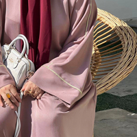 Loriya, Robe Modeste de Haute Qualité pour Femmes, Vêtement Islamique, Nouvelle Abaya Fermée pour Usage Quotidien, Robe Musulmane pour Femme, Abaya pour l'Aïd et le Ramadan