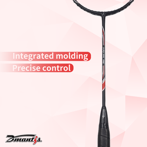 Dmantis <span class=keywords><strong>Raquette</strong></span> de <span class=keywords><strong>badminton</strong></span> professionnelle en fibre de carbone Poids 4U Arbre en graphite Qualité durable Poignée en PU Fourniture d'usine pour une utilisation sportive - Product Image 2