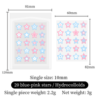 Vente en gros d'usine, patchs d'acné en hydrocolloïde à étiquette privée, imperméables, invisibles, en forme de couvre-boutons pour tous les types de peau
