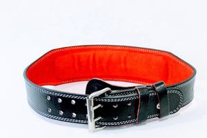 Ceinture d'haltérophilie en cuir pour entraînement professionnel à usage intensif personnalisée - Product Image 2