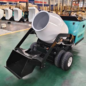 HT800 Marca HIGHTOP Mini Betoniera 400L Autocaricante Mini Dumper Portatile Miscelatore Automatico di Cemento su Ruote - Product Image 5