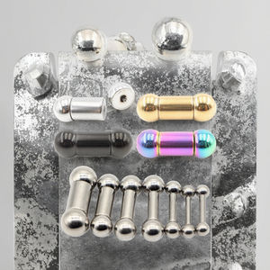Vente en gros de bijoux pour le corps en acier inoxydable, anneaux de barre droite de <span class=keywords><strong>grande</strong></span> taille pour les piercings d'oreille, de tragus, de mamelon, de lèvres, pour cadeaux de mariage - Product Image 2