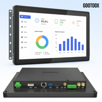 Gootoox Android All-in-One Industrial Panel PC 7 10.1 13.3 15.6 21.5 Inch RK3568 RK3562 Linux IP65 Tahan Air Flush Mount HMI