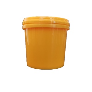 Manufacturer 1L round frozen pp ice cream tub Chocolate bean packaging containers plastic biscuits bucket protein powder bucket