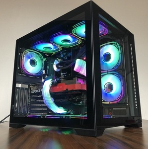 Nhà Máy Bán Hàng Trực Tiếp Nhịp Điệu Tuyết Trắng 360 Nước Làm Mát Bằng Bauhaus Mini 4090 Máy Tính Trường Hợp Dọc Cài Đặt ATX Cổ Máy Tính Để Bàn - Product Image 6