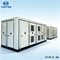 Gabinete de almacenamiento de batería Industrial comercial 480V 440V 110V 380V Salida Sistema solar fuera de la red Sistema de almacenamiento de energía de refrigeración por aire