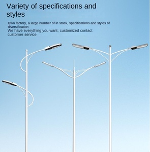 เสาเหล็กกัลวาไนซ์สูง20ม. เสาไฟถนนทรงกลมสำหรับสวนสี่เหลี่ยมทางหลวงระยะการใช้งาน15ม. ถึง50ม. - Product Image 6