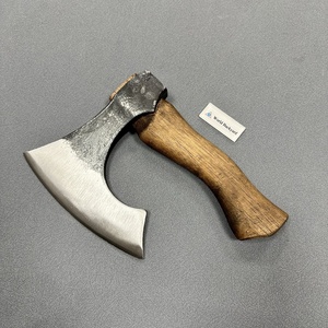 Lhzc606 Rắn Gỗ Xử Lý Viking Rìu Handmade Gỗ Chia Rìu Thép Carbon Cao Giả Mạo Lưỡi Rìu Săn Bắn Cắt Chặt Hatchet - Product Image 4