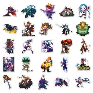 สติกเกอร์ติด<span class=keywords><strong>รถ</strong></span>สำหรับตกแต่งแล็ปท็อปสเกตบอร์ดเกม LOL สติกเกอร์ติดกระเป๋า50ชิ้นขายตรงจากโรงงาน - Product Image 4