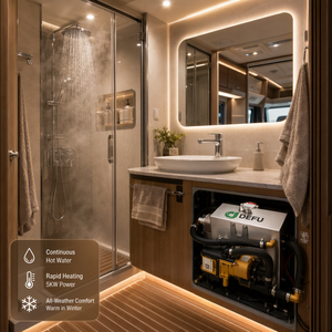 Chauffage au sol Truma Combi pour <span class=keywords><strong>camping</strong></span>-<span class=keywords><strong>car</strong></span>, caravane, radiateur à air diesel <span class=keywords><strong>12V</strong></span> 24V 5KW, chaudière à eau pour <span class=keywords><strong>douche</strong></span> - Product Image 4
