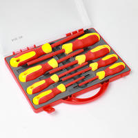 Jeu de tournevis isolés 8 en 1, fente, Phillips, résistant aux hautes tensions, tournevis pour électricien, outils professionnels, outils à main