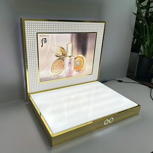 Sang trọng Acrylic chai nước hoa hiển thị đứng với đa vật liệu (kim loại nhựa thủy tinh gỗ) cho mỹ phẩm và nước hoa - Product Image 6