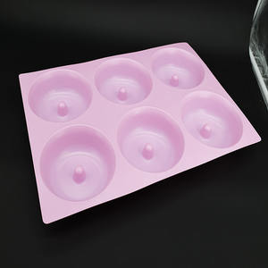 Mooie prijs PP plastic siliconen mal dessert <span class=keywords><strong>donut</strong></span> maker machine met luchtdruk voor gist donuts aanpasbare voedselvorm - Product Image 2