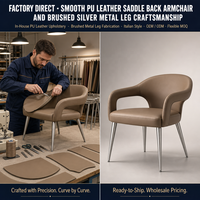 Chaise de salle à manger minimaliste, mobilier de luxe haut de gamme pour restaurant et maison, tabouret à dossier accessible