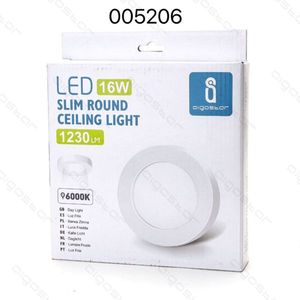 LED Slim Round Ceiling Light 16W 1230LM 6000K Day Light - Product Image 1