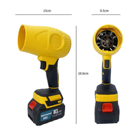 Ventilateur portable 21V à batterie, souffleur d'air haute vitesse de qualité industrielle, outils électriques pour le soufflage de feuilles et ventilateur puissant