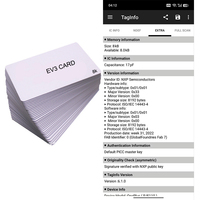 Cartes NFC blanches authentiques DS Fire EV3 2K 4K 8K ISO14443A pour CPU 13,56 MHz en gros