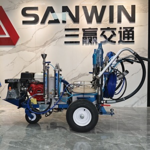 Máquina <span class=keywords><strong>de</strong></span> Pintura para Señalización Vial <span class=keywords><strong>de</strong></span> Dos Componentes con Mezcla Interna y Externa por Pulverización en Frío - Product Image 4