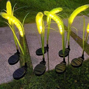 Lámpara <span class=keywords><strong>Solar</strong></span> LED para Exteriores, Impermeable, con Simulación de Setaria Viridis, Lámpara Decorativa para Jardín y Césped - Product Image 3