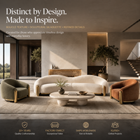OEHOME Luxuriöses Modernes Ecksofa-Set mit Geschwungenem Samt-Design, Gesteppt, Umweltfreundlich & Langlebig für Hotel-Lobby und Apartment-Nutzung