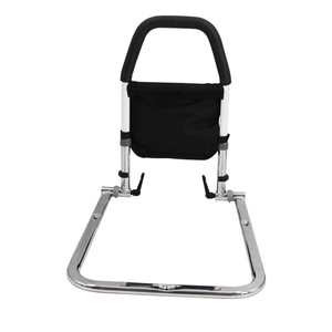 Cadre d'assistance pour accoudoir de lit, pour la rééducation des alités, aide aux soins, noir, non réglable, 120 cm et moins, durable - Product Image 1