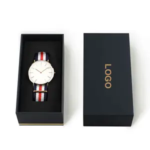 Hot Sell New Stylish Thin Case Elegance Cheap Price Watches Ladies Women Minimalist Nylon Strap Watch