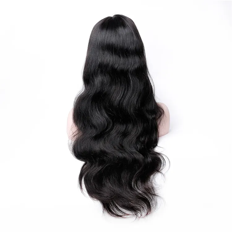 Peluca de cabello humano 100% virgen 13x6 con encaje frontal para mujer, pelo largo virgen, onda corporal, pelucas de cabello humano baratas