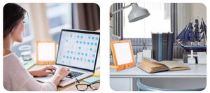 Lámpara de Escritorio de Terapia de Estado de Ánimo con Color de Madera, Función de Temporizador, LED sin Rayos UV, Lámparas de Terapia para la <span class=keywords><strong>Depresión</strong></span> - Product Image 6